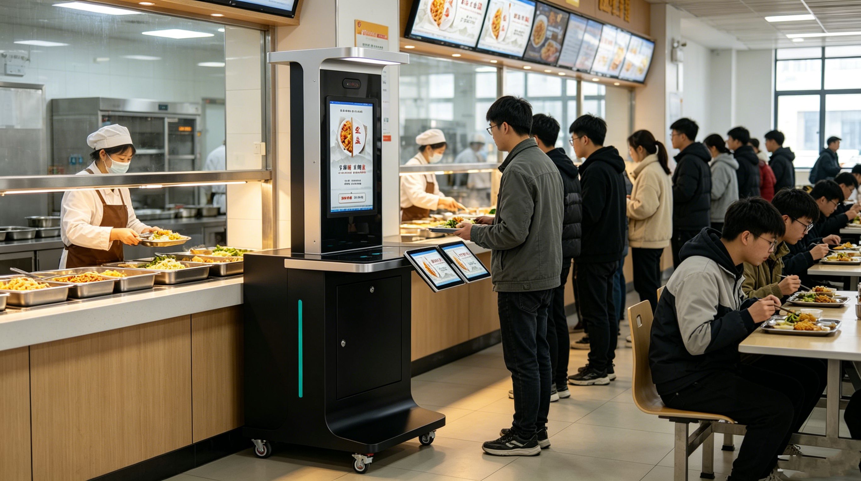 AI视觉结算自助餐台