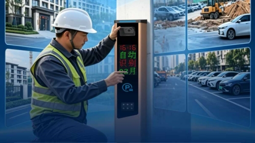 竖屏4G免流款车牌识别一体机