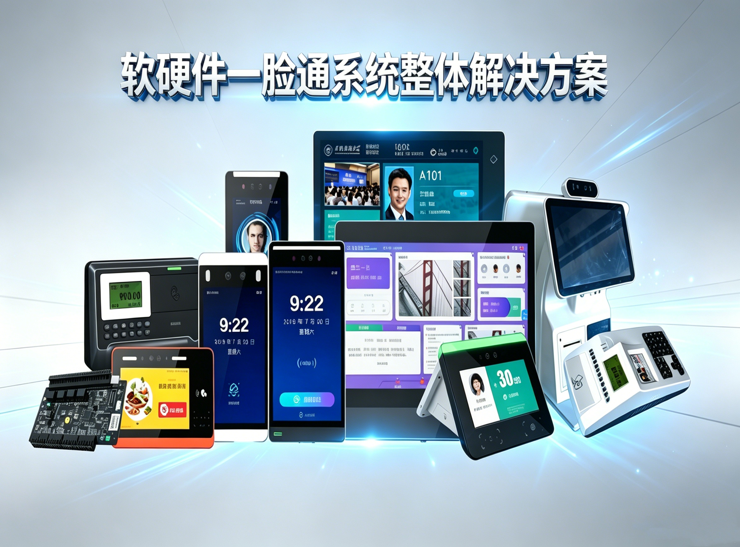 考勤门禁访客一脸通系统一站式解决